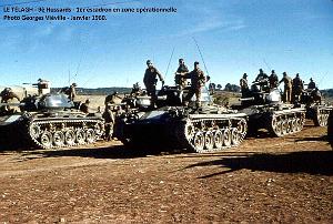 1026- Le Telagh - 9e Hussards - 1er escadron en operations